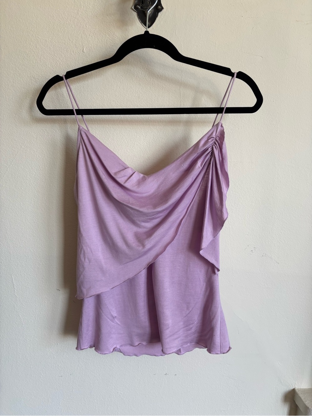 DVF lavender silk cami